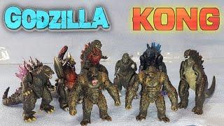 Set of 8 Godzilla bootleg mini figures! Godzilla & kong mini figure review!