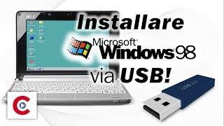 Install Windows 98 on a USB disk [ITALIAN]