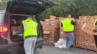 Thanksgiving Food Distribution feeds 1200 families in Leon County