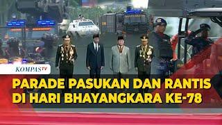 [FULL] Defile Pasukan hingga Kendaraan Taktis Polri di Peringatan Hari Bhayangkara ke-78