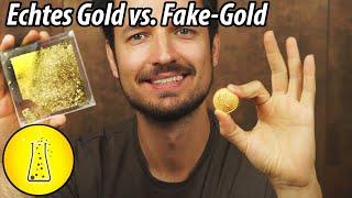 Echtes Gold vs. Fake-Gold!