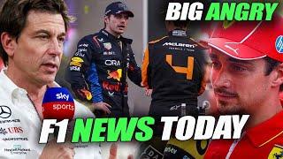 INSANE Mercedes Boss ANGRY to Verstappen, Lorris Max TENSION, Ferrari Blames Ignoring Blue Flags