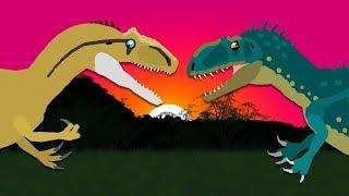 GreenSpino | Dinosaurs Cartoons - Rock, Scissors, Paper