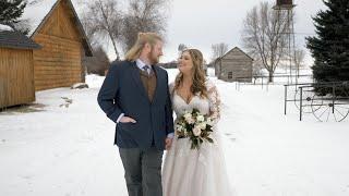 Little Log House Pioneer Village Winter Wedding - Matt & Allie's Wedding Teaser Film