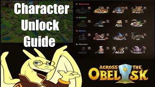 Across The Obelisk Character Unlock Guide for 1.0