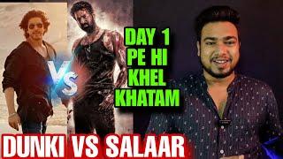 Dunki Vs Salaar Box Office Collection Day 1 | Shahrukh Khan Vs Prabhas | Salaar Hindi Collection