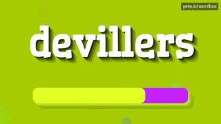 DEVILLERS - HOW TO PRONOUNCE IT!?