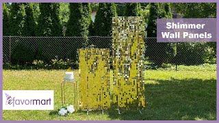 Shimmer Wall Panels | DIY | How To Make | eFavormart.com