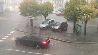 Tempête à Mortagne-au-Perche (Orne), Le Perche, 14/10/2019