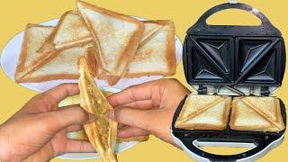 Potato Sandwich Making Idea ! Sandwich Maker For Daily Breakfast || Good Idea! Pressed Toast Enjoy