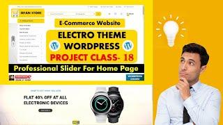 Ecommerce Website Class 18 - How to Create Professional Slider in website - Home Page Slider