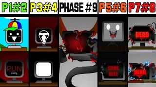 Phase 1 VS Phase 2 VS Phase 3 VS Phase 4 VS Phase 5 VS Phases 7-9 in Incredibox Sprunki!