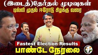 Rangaraj Pandey Live on Delhi and Erode East Election Poll Result | Non - Stop live | Chanakyaa