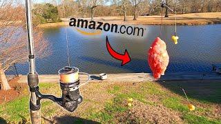 Fishing Rig From AMAZON... Does It Work?!