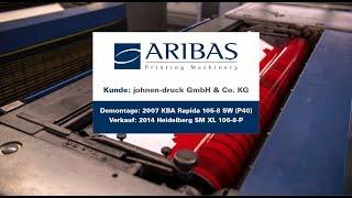 Ankauf einer gebrauchten Druckmaschine, Verkauf einer XL 106-8-P durch Aribas Printing Machinery