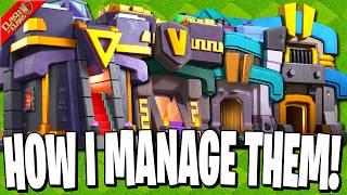 How I Manage Playing on 6+ Accounts Daily in Clash of Clans