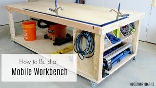 How to Build a Mobile Workbench--Ultimate Assembly and Outfeed Table