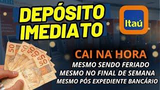 Depósito Imediato Itaú Cai na Hora !Veja Como Fazer o Depósito Itau rapido