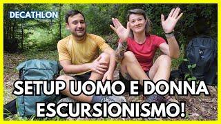 Setup uomo e donna trekking Decathlon!