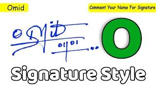 ️ Omid Name Signature Style Request Done