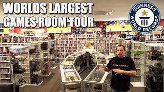 Worlds Largest Games Room Tour 2017