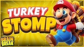 Turkey Stomp  Thanksgiving Brain Break for Kids  Just Dance  Danny GoNoodle  Jump Battle