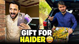 Surprising Haider with a New iphoneEid Day 2 Nano k Ghar..