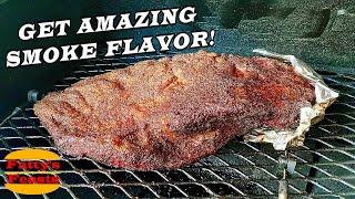 HOW TO SMOKE A BRISKET PART 2 | Adding Amazing Smoke Flavor | Fatty's Feasts