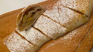 ВКУСНЯШКА на СКОРУЮ РУКУ. Слойка из яблоки. Из слоенного теста