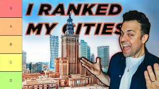 I RANKED ALL THE CITIES I'VE LIVED IN - My City Tier List