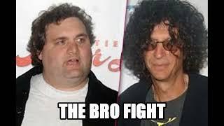 Howard Stern vs Artie Lange - The Actual Fight - Howard Stern Show - BRO FIGHT!!!