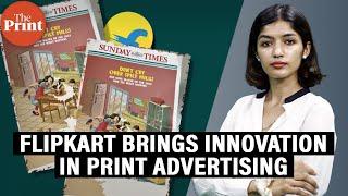 Flipkart’s new newspaper ad breaks mould of mundane print advertising, offers a ray of hope