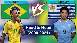 Brazil Vs Uruguay Head To Head Football History (2000-2021)