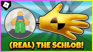 How to ACTUALLY get THE SCHLOB GLOVE + "Leap of Faith" BADGE in SLAP BATTLES! [ROBLOX]