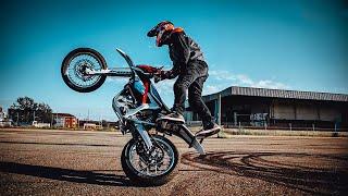 INSANE Supermoto Stunt Rider - Pushing KTM Freeride E-XC To The Limit!