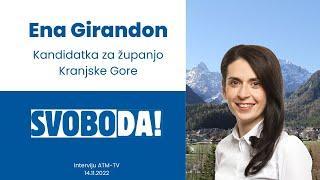 Ena Girandon - Intervju s kandidatko za županjo Kranjske Gore - 14.11.2022