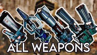 Transformers: Fall of Cybertron - ALL Weapons Showcase