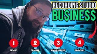 4 things you need to do before starting a recording studio business