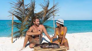 Boat Smashed & Castaway on Remote Island