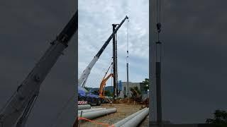bcd-83 phc 강관 cip 파일공사 천공기 항타항발기  속도빠르고 힘도좋고  전도위험없는 장비 굿입니다.견적문의 1566-4617