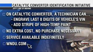 Jiffy Lube of Indiana attempting to prevent catalytic converter thefts