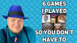 6 Games I Played So You Don’t Have To - with Tom Vasel