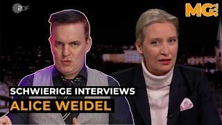 Anstrengende Interviews mit WEIDEL - liegt das an ihr oder an den Moderatoren?