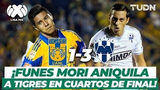 ¡Humillados! Rayados golea a Tigres en Cuartos de Final | Tigres 1-3 Monterrey CL-16 | TUDN