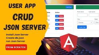 User Registration app with Json Server | CRUD with Json Server | Angular 17
