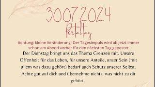 Dienstag 30 07 2024