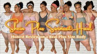 Shein Plus Swimsuit Haul : Honest Review on a Real Plus Size Body | Brittney Giselle | Summer 2021