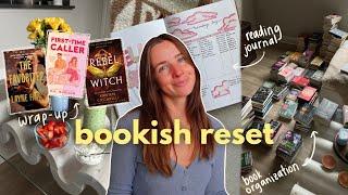 bookish reset  | feb wrap-up, reading journal, book organization, notion, goodreads