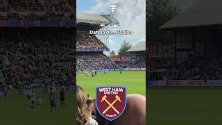 West Ham Fans Funny New Tobido Chant 