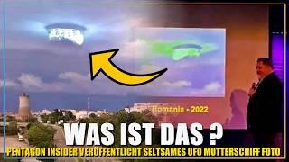 Hochauflösendes Foto eines UFO Mutterschiffs über Rumänien geleakt… Doch etwas stimmt damit nicht!